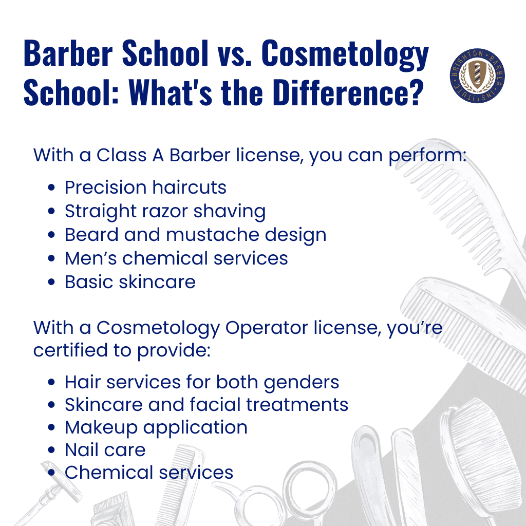 Infographic: Barber School vs. Cosmetology School in Texas: Which Path Is Right for You?