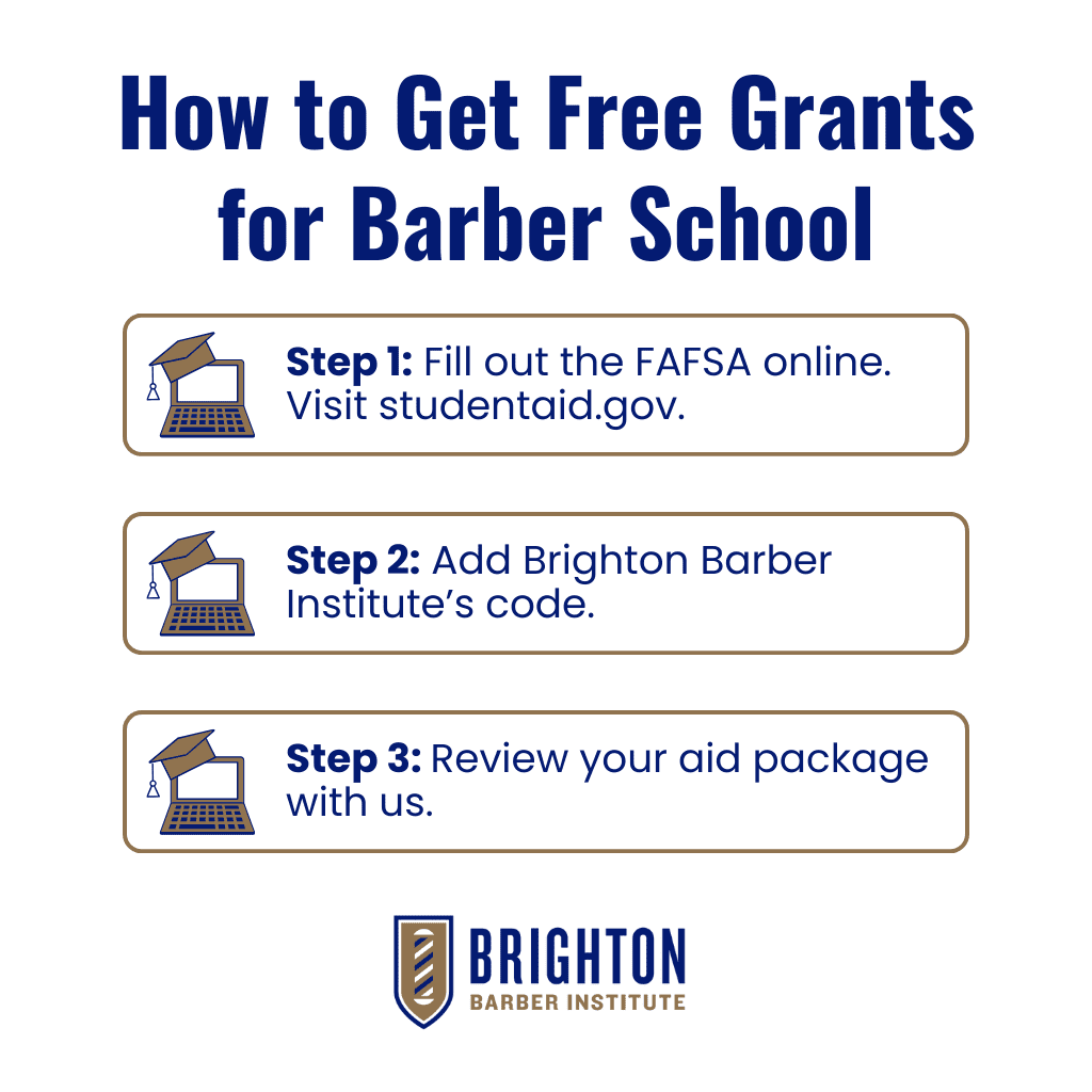 Infographic: Free Grants for Barber School in Texas: Your Path to a Debt-Free Career